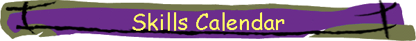 Skills Calendar